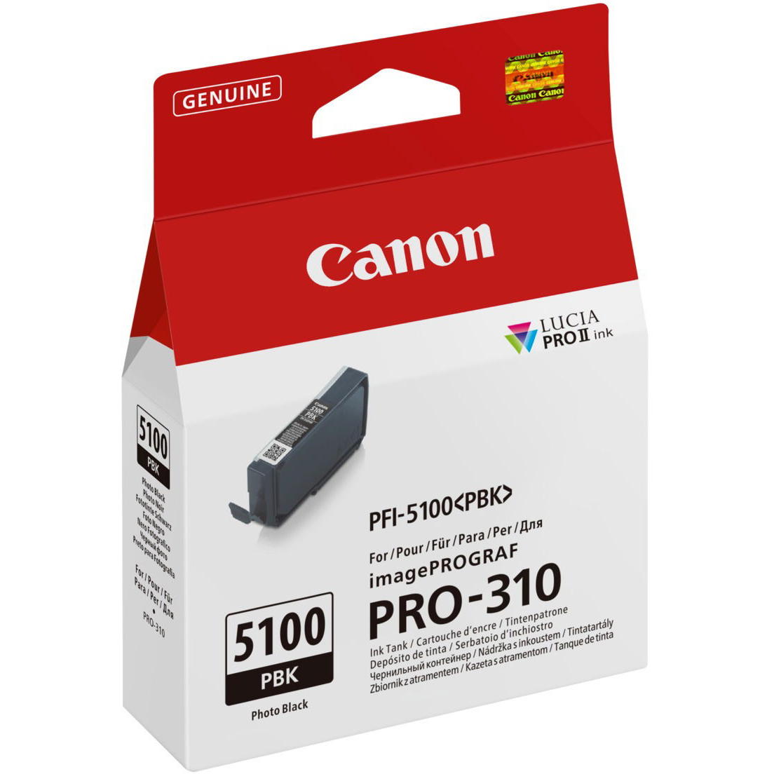 Canon PFI-5100 PBK spremnik s tintom 1 kom Original Foto crna