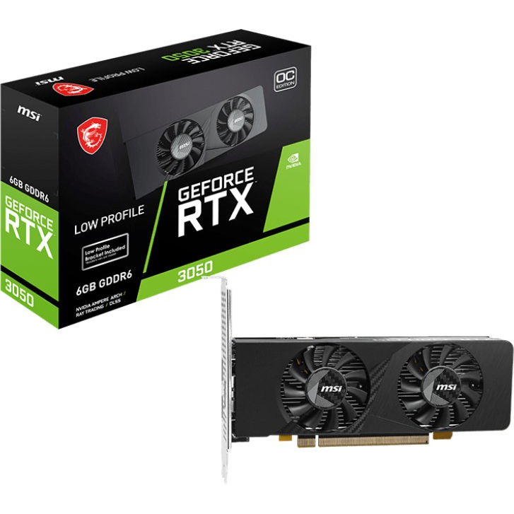 MSI GEFORCE RTX 3050 LP E 6G OC grafička kartica NVIDIA 6 GB GDDR6