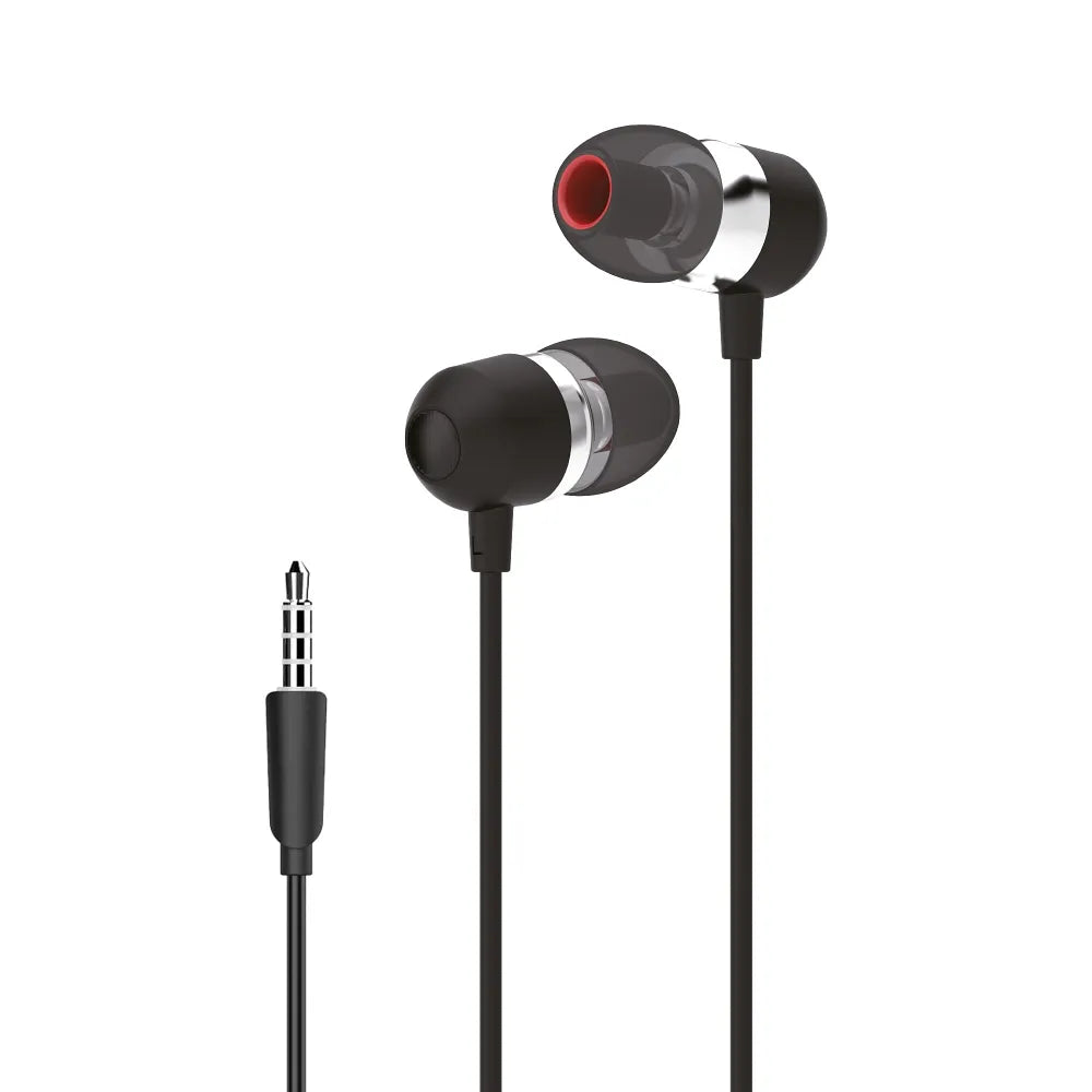 Forcell Premium Sound U3 slušalke 3,5 mm mini jack črne
