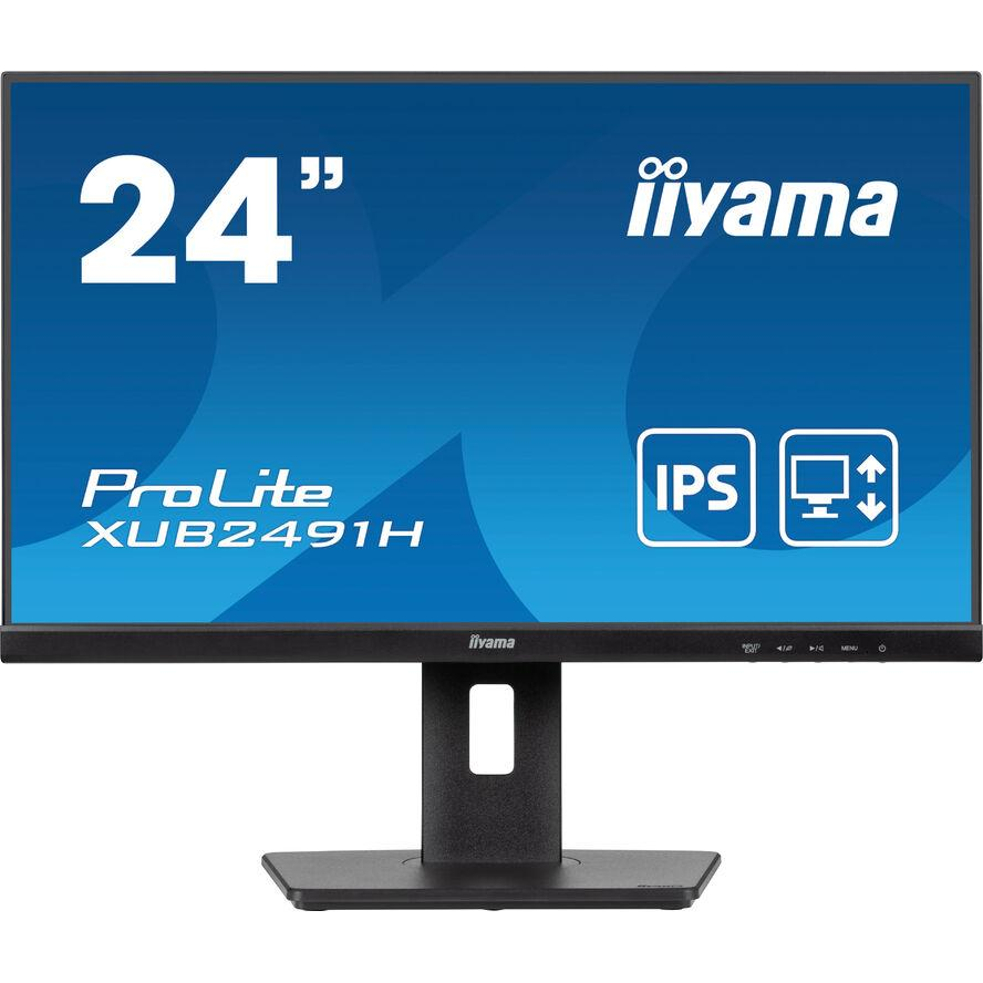 iiyama ProLite XUB2491H-B1 računalni monitor 60,5 cm (23.8") 1920 x 1080 pikseli Full HD LED Crno