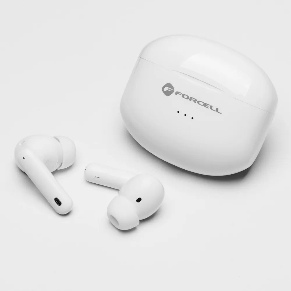 FORCELL F-AUDIO bežične/bluetooth stereo slušalice TWS ANC CLEAR Sound bijele