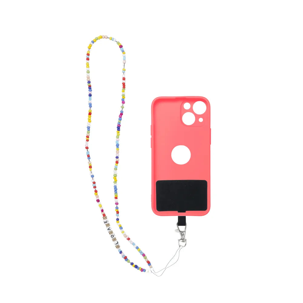 PIXIE obesek za telefon / dolžina vrvice 68cm (34cm v zanki) / okoli vratu - perle