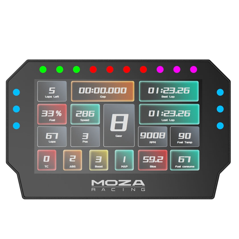 Moza Racing RS072 igraći upravljač Crno Digitalno PC/osobno računalo