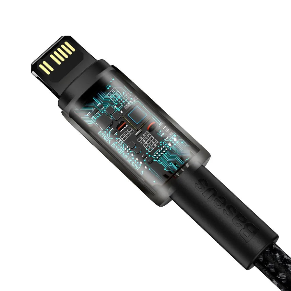 BASEUS kabel tipa C za Lightning PD 20W Tungsten Gold CATLWJ-01 1m črn