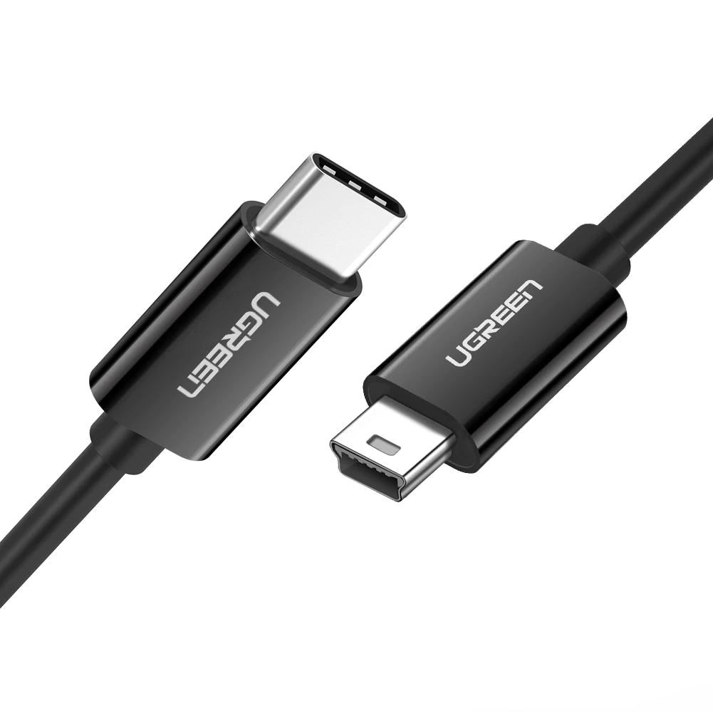 Ugreen 50445 USB kabel USB 2.0 USB C Mini-USB A 0,48 Gbit/s Crno