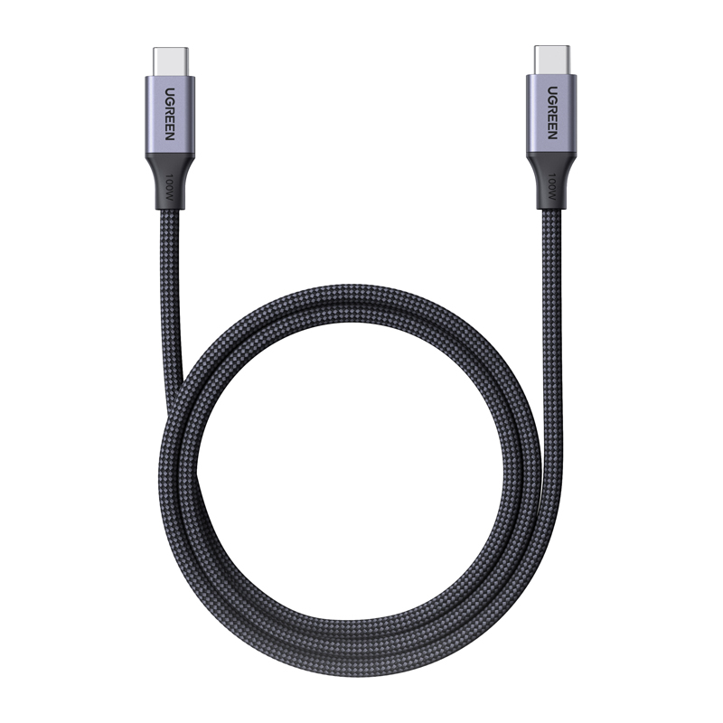 Ugreen 55517 USB kabel 1 m USB C 4,8 Gbit/s 100 W Sivo