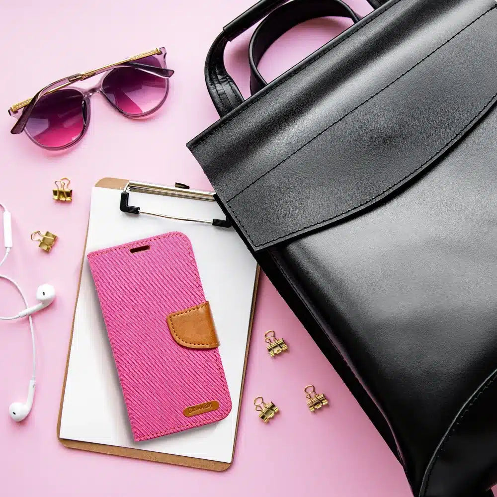 CANVAS Book case preklopna torbica za XIAOMI Redmi NOTE 13 PRO PLUS 5G roza