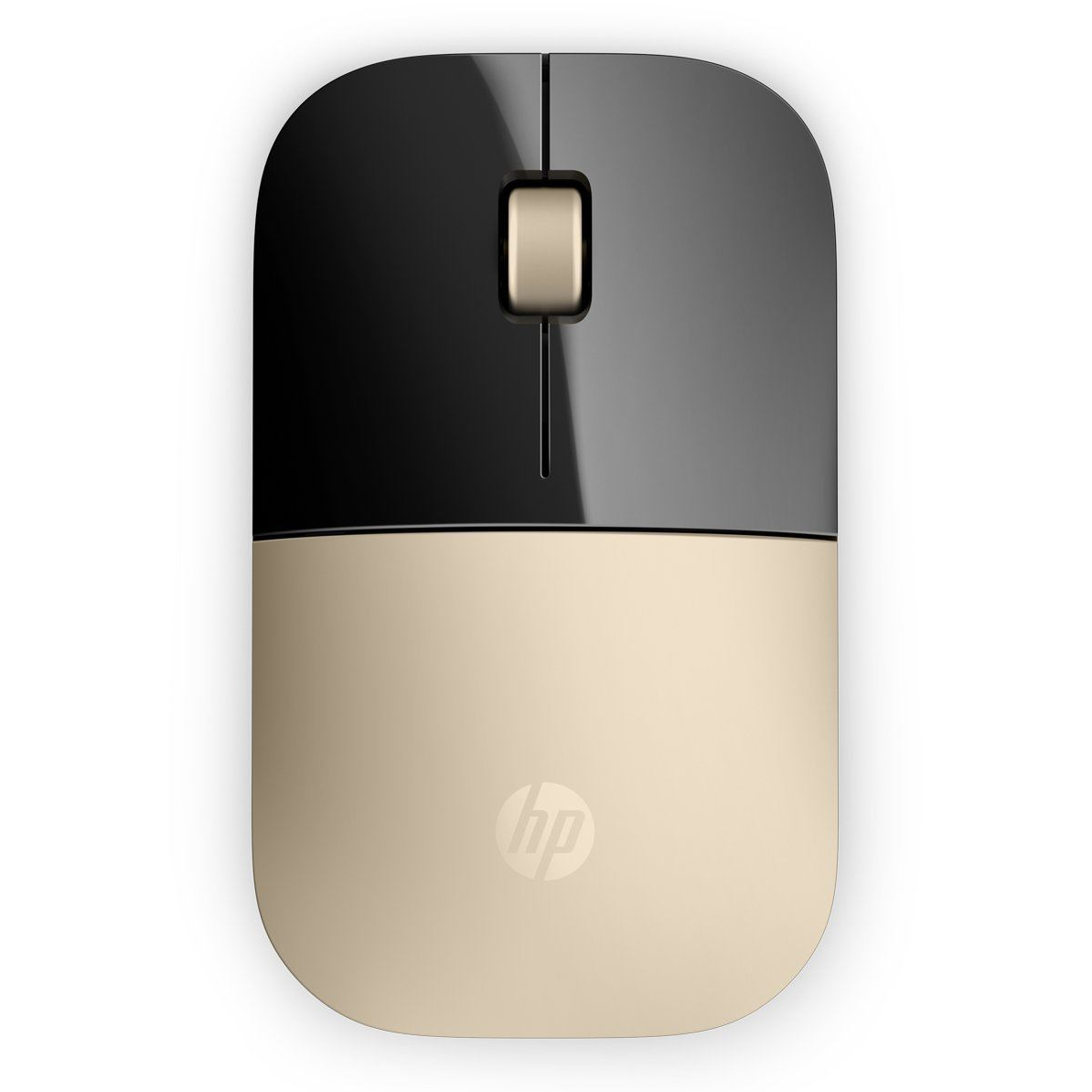 HP Z3700 Gold Wireless Mouse miš Ambidekster RF bežični Optički 1200 DPI