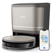Philips XU9100/10 usisavač robot 0,21 L Crno