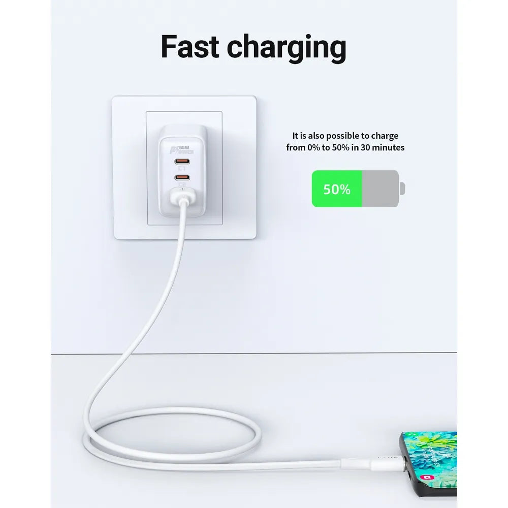 ACEFAST kabel USB A na Type C 3A C2-04 silikonski 120 cm bel