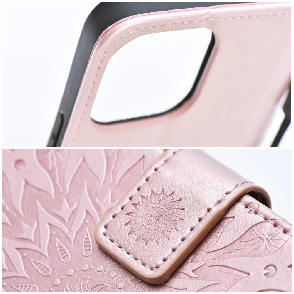 MEZZO Book case preklopna torbica za XIAOMI Redmi NOTE 12S – mandala rose gold