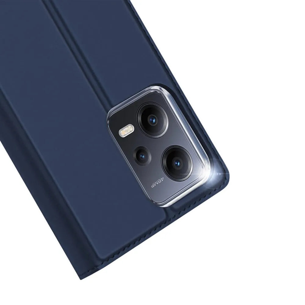 DUX DUCIS Skin Pro – preklopna torbica za Redmi Note 12 5G modra