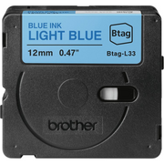 Brother BTAG-L33 traka za izradu naljepnica Blue on light blue
