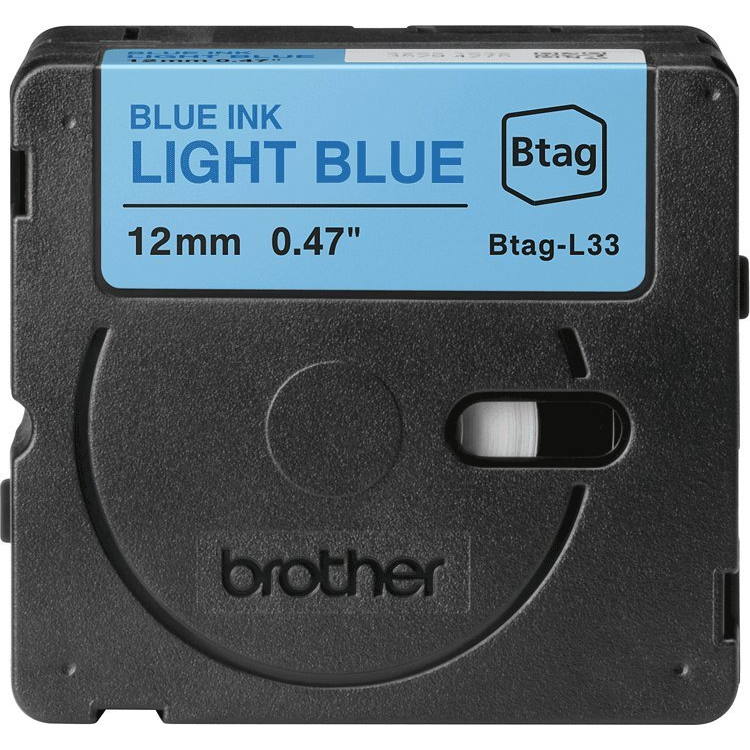 Brother BTAG-L33 traka za izradu naljepnica Blue on light blue