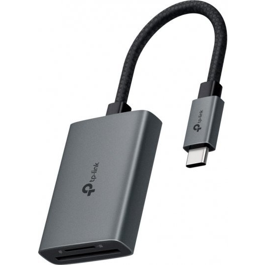 TP-Link UA430C čitač kartica USB 3.2 Gen 1 (3.1 Gen 1) Type-C Sivo