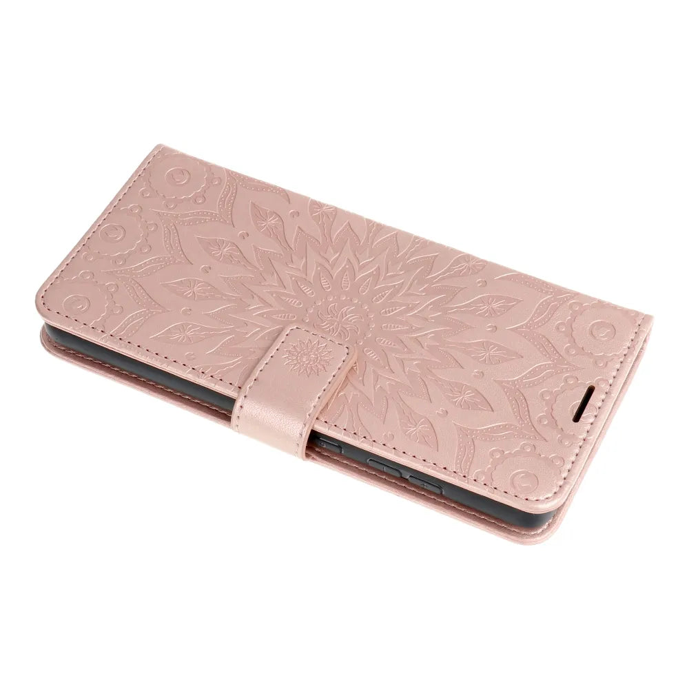 MEZZO Book case preklopna torbica za XIAOMI Redmi NOTE 12S – mandala rose gold