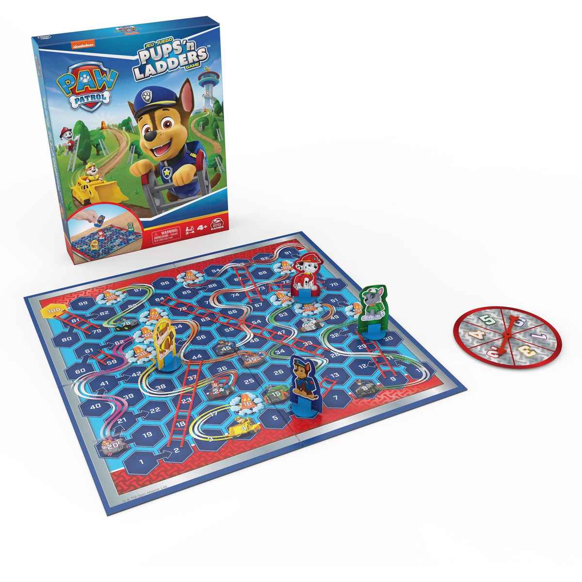 Games KOG KOL Paw Patrol Pups N Ladders GML Društvena igra na ploči Putovanje/avantura