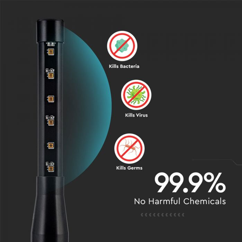 LED UV-C svetilka za razkuževanje različnih površin