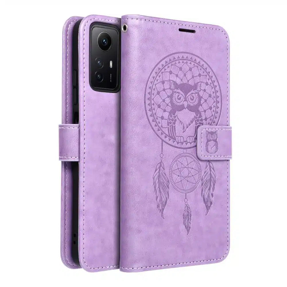 MEZZO Book case preklopna torbica za XIAOMI Redmi Note 12S dream catcher vijolična