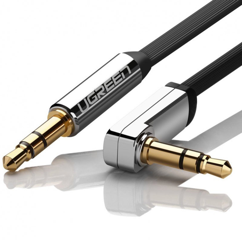 UGREEN 3,5 mm na 3,5 mm avdio kabel kotni 1 m črn