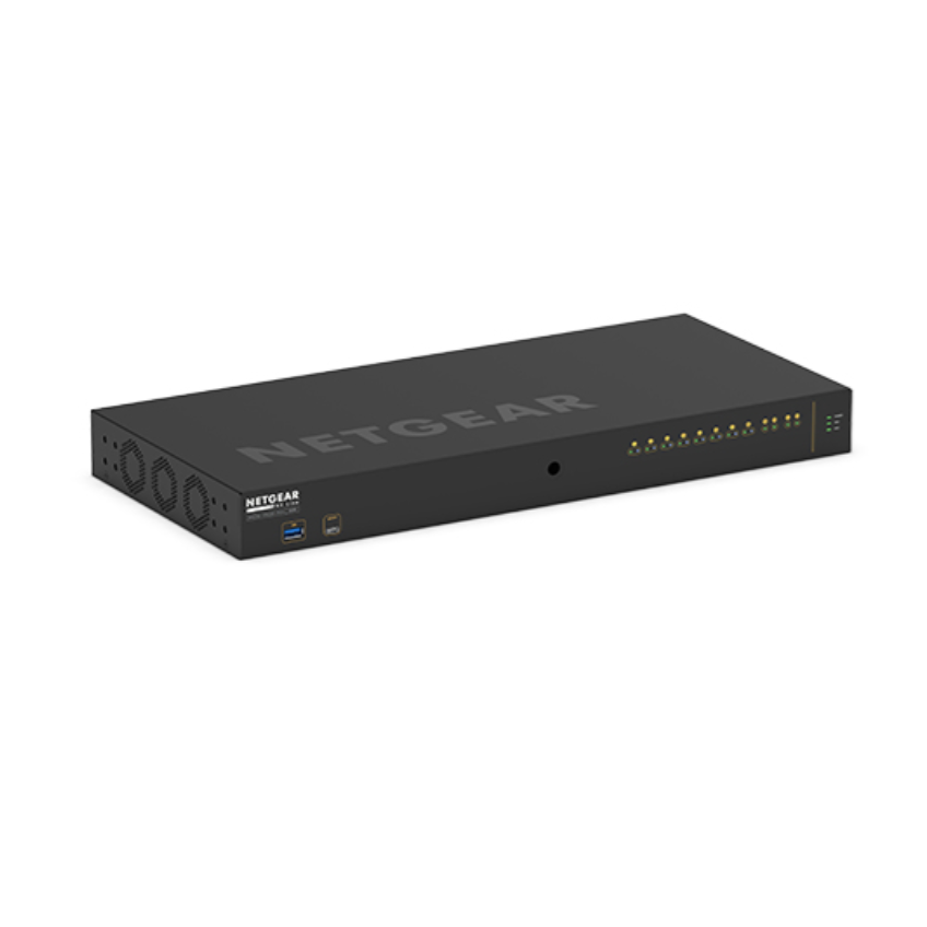 NETGEAR M4250-10G2XF-PoE+ Upravljano L2/L3 Gigabit Ethernet (10/100/1000) Podrška za napajanje putem Etherneta (PoE) 1U Crno