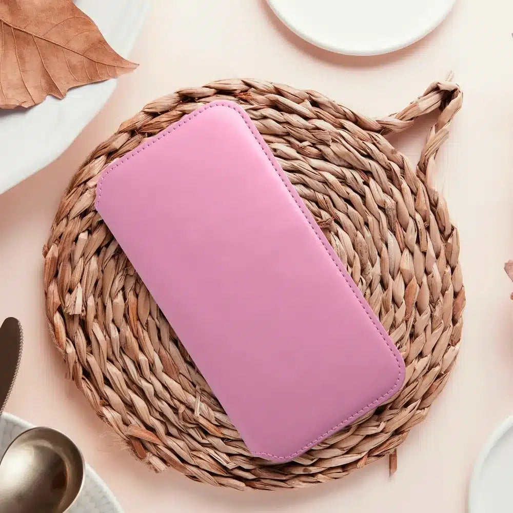 Etui z dvojnim žepom za XIAOMI 13 LITE, svetlo roza