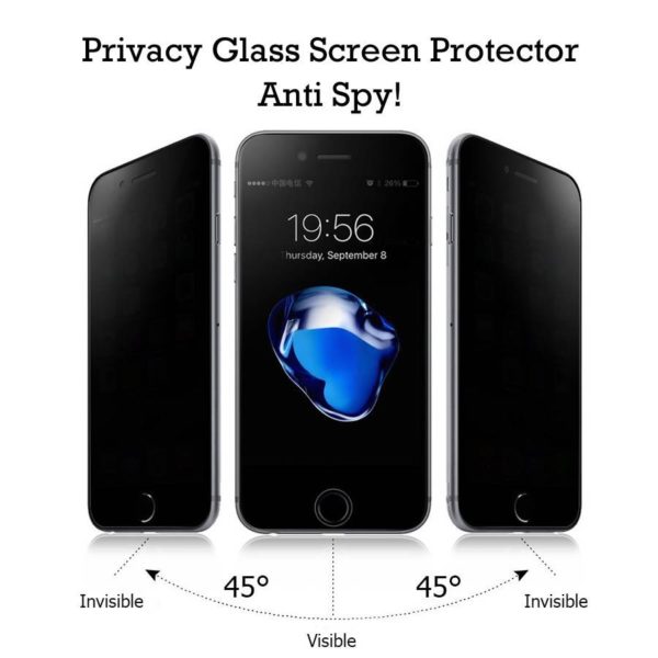 Anti-Spy zaščitno steklo za iPhone XS Max