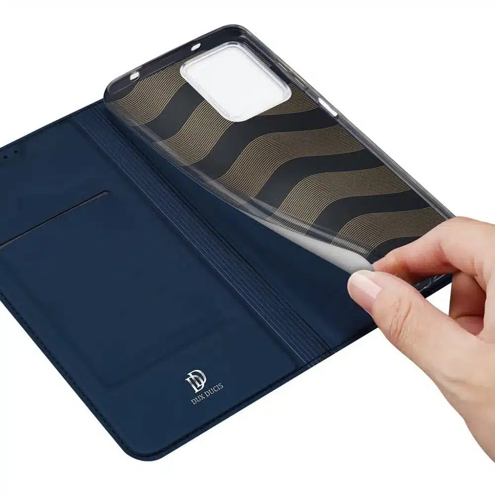 DUX DUCIS Skin Pro - preklopna torbica za Redmi Note 12 4G modra