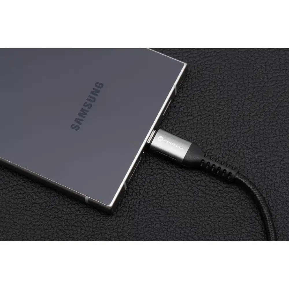 USB C v USB C kabel Forcell F-Energy QC4.0 PD 5A 100W Cafule 0,5 m C260 črn
