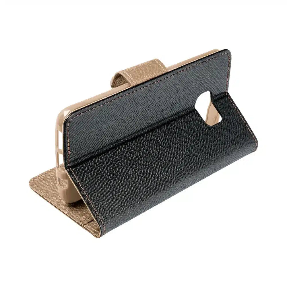 Fancy Book etui za XIAOMI Redmi 13c / POCO C65 črna / zlata