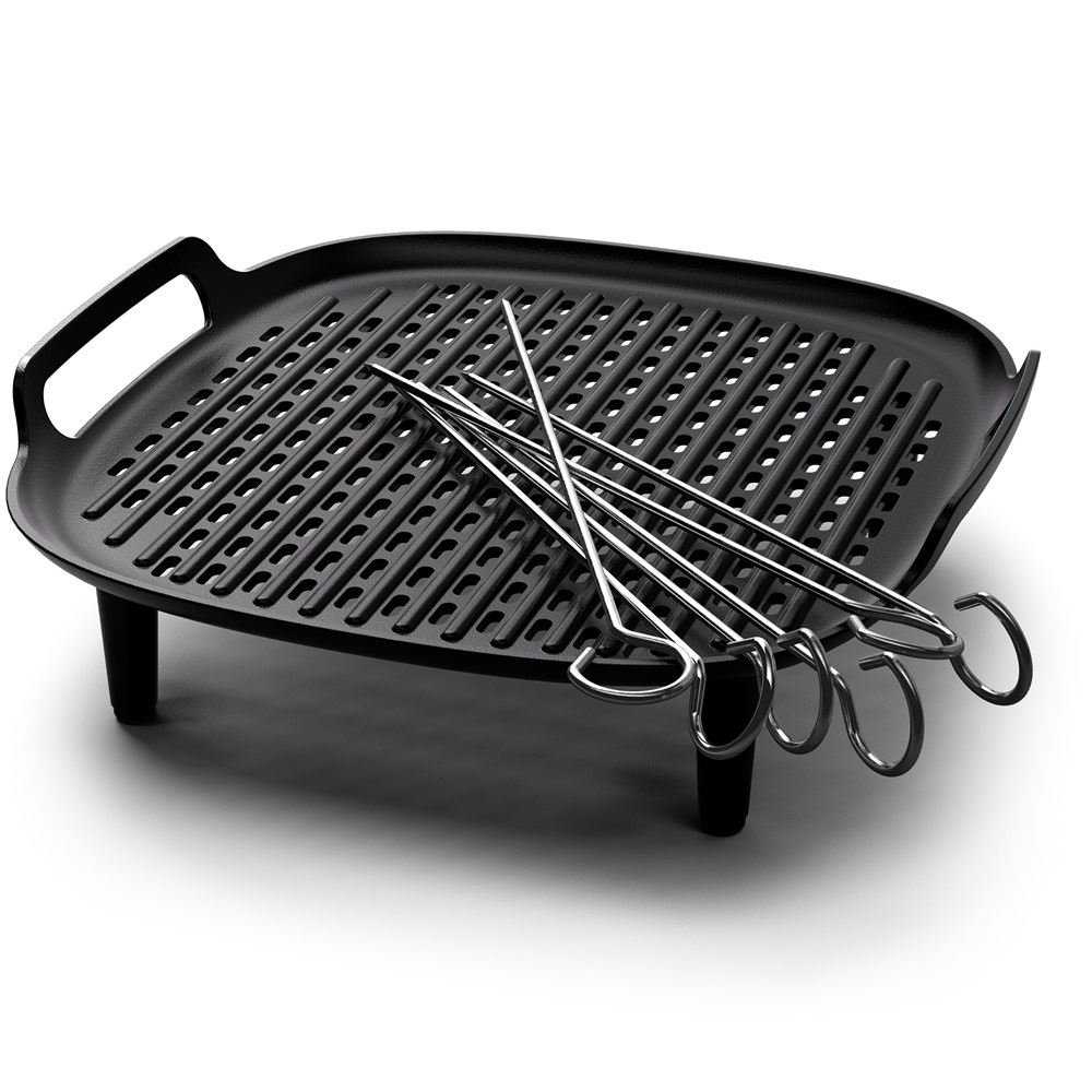 Philips HD9959/00 dodatak za fritezu Nastavak za grillanje i izradu ražnjića Crno