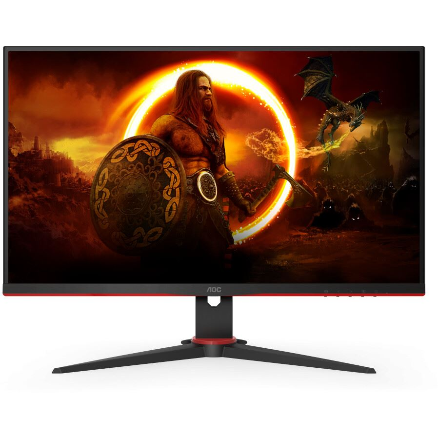 AOC G2 Q27G2E/BK računalni monitor 68,6 cm (27") 2560 x 1440 pikseli Quad HD Crno, Crveno