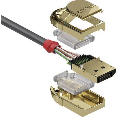 Lindy 36296 DisplayPort kabel 10 m Sivo
