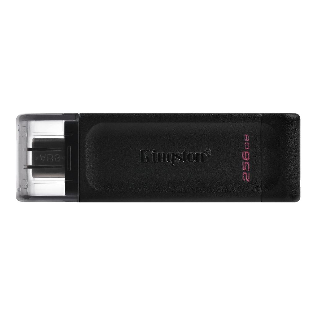 Kingston Technology DataTraveler 70 USB izbrisivi memorijski pogon 256 GB USB Tip-C 3.2 Gen 1 (3.1 Gen 1) Crno
