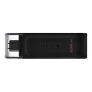 Kingston Technology DataTraveler 70 USB izbrisivi memorijski pogon 256 GB USB Tip-C 3.2 Gen 1 (3.1 Gen 1) Crno