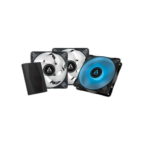 ARCTIC F12 PWM PST Kućište računala Ventilator 12 cm Crno 5 kom