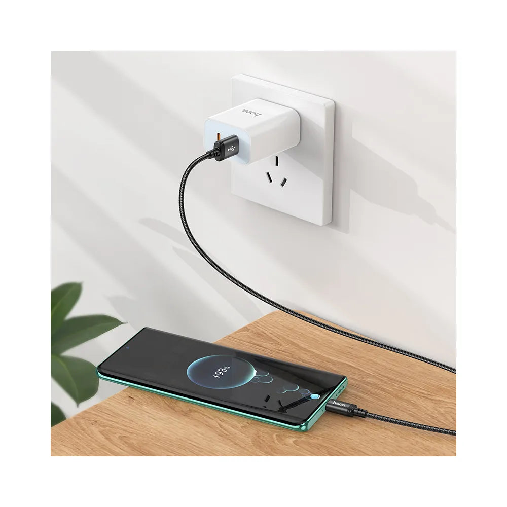 Hoco kabel USB A na USB C 3A 2m X89 crni