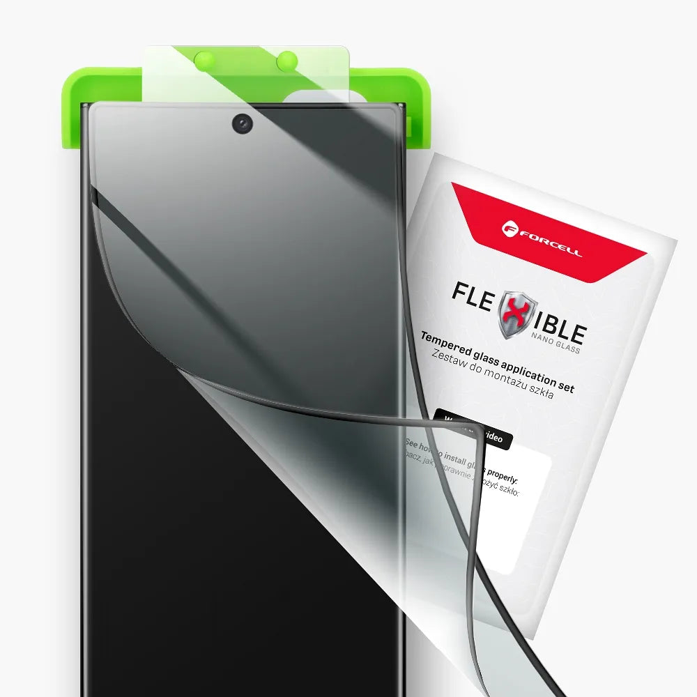 Forcell Flexible 5D Nano Glass – hibridno steklo za Samsung Galaxy A14 5G