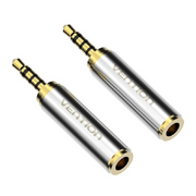 Vention VAB-S02 adapter za promjenu tipa priključka kabela 2.5mm 3.5mm Srebro