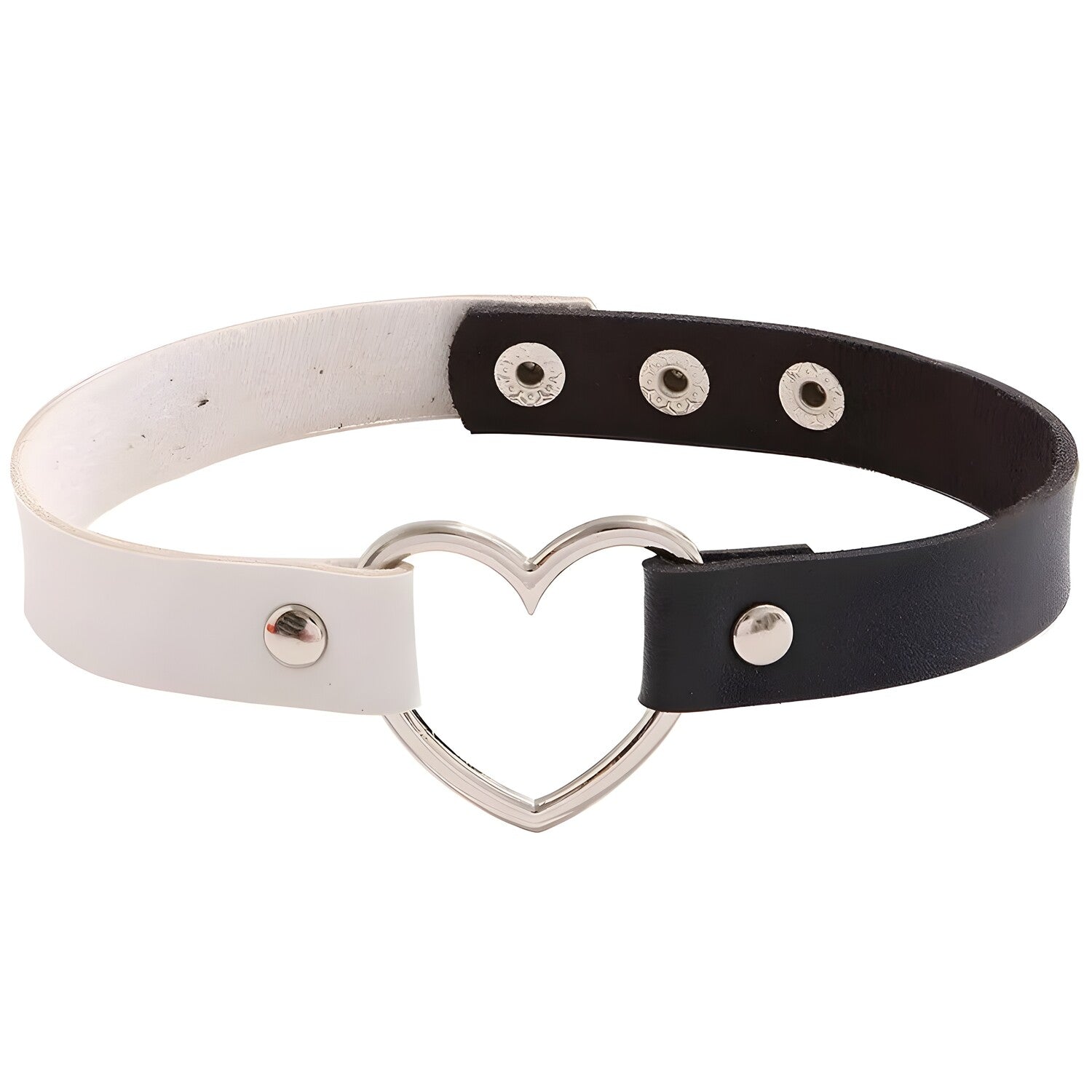 Ogrlica Black and White - Crna / Bijela KP27488
