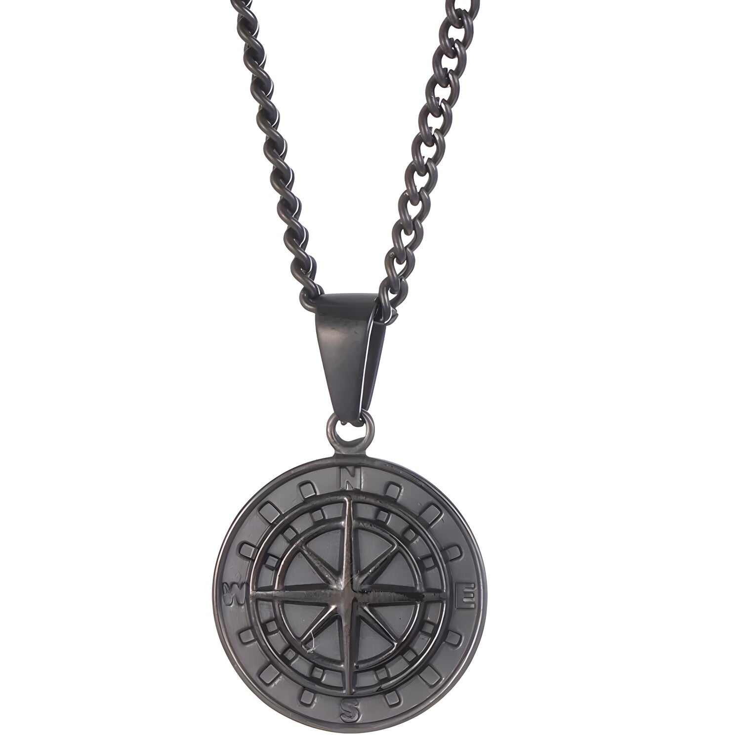 Ogrlica Compass - Crna KP34230