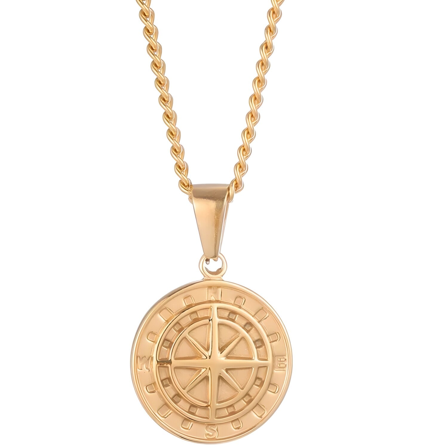 Ogrlica Compass - Zlatna KP34231