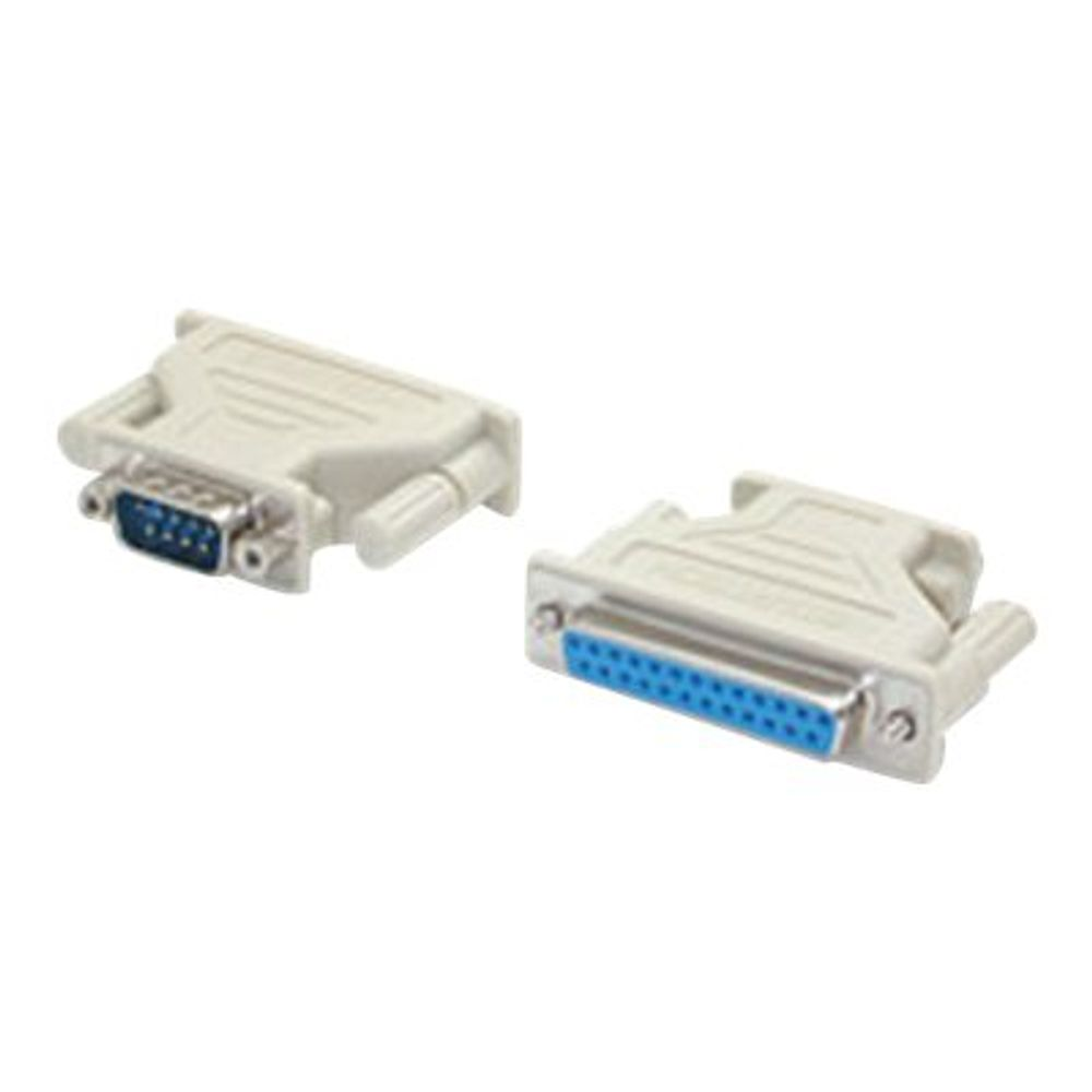 StarTech.com Adapter DB9M - DB25F Bež