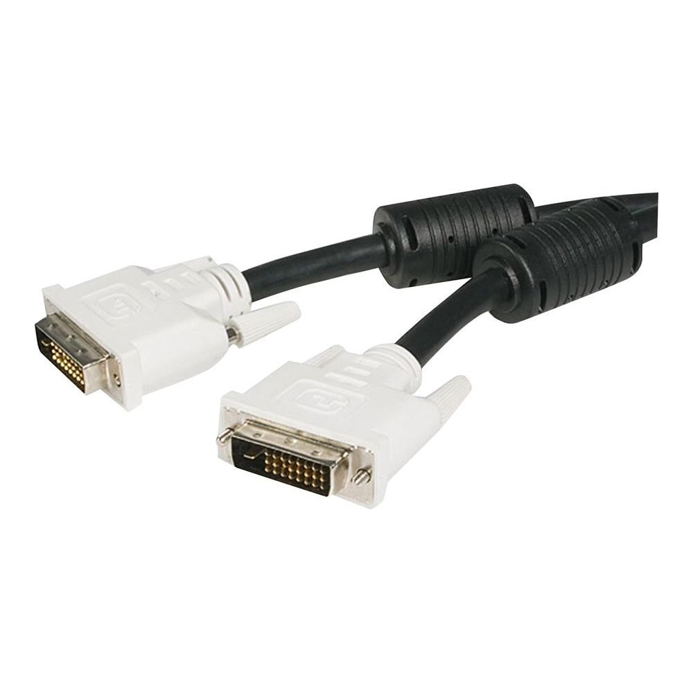 StarTech.com DVIDDMM3M DVI kabel 3 m DVI-D Crno, Bijelo