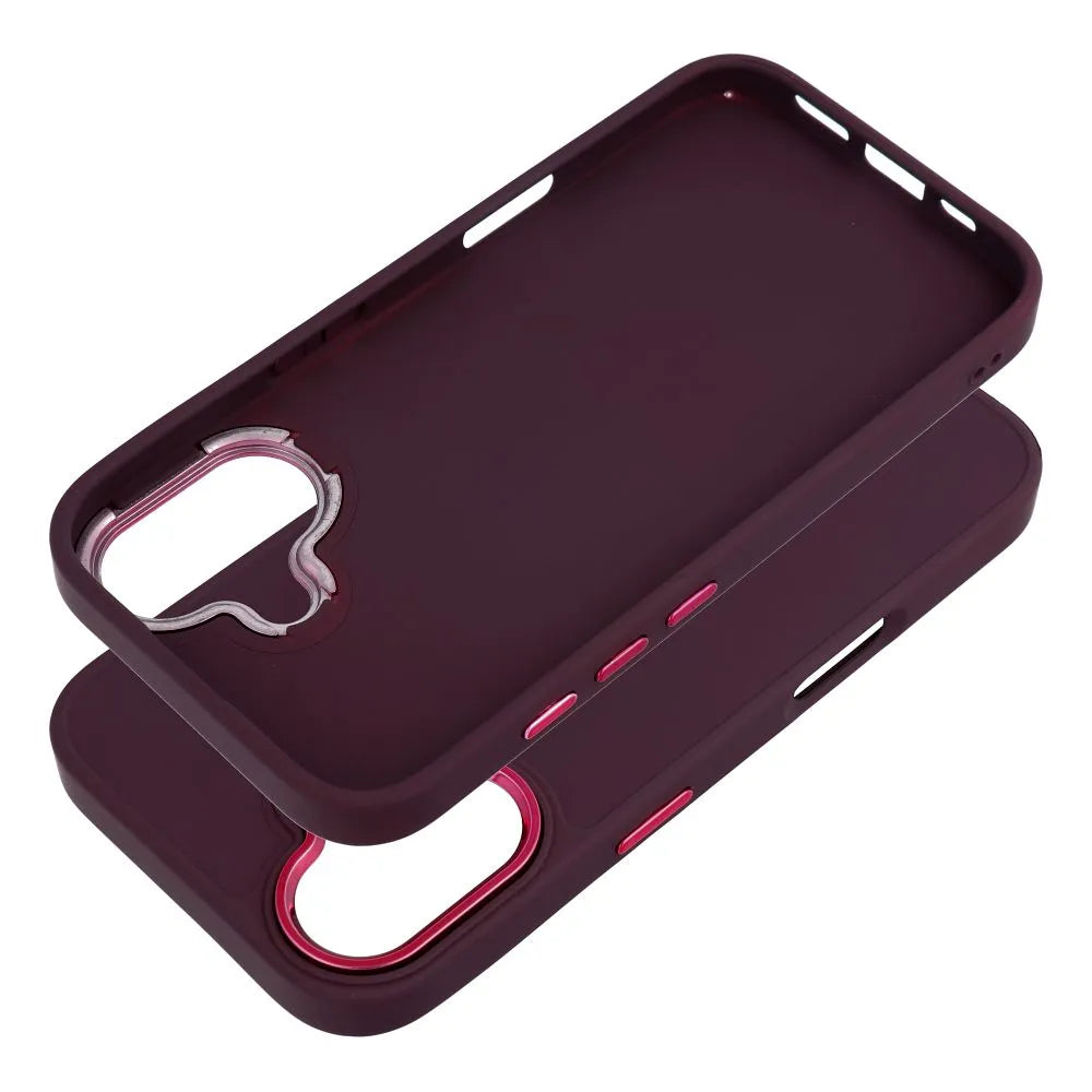 FRAME ovitek za iPhone 16 vijoličen