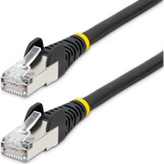 StarTech.com NLBK-50C-CAT6A-PATCH kabel za umrežavanje Crno 0,5 m S/FTP (S-STP)