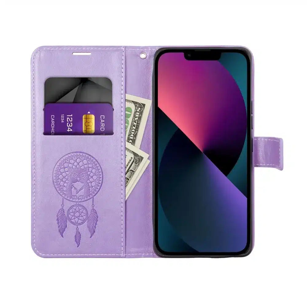 MEZZO Book case preklopna torbica za XIAOMI Redmi Note 12S dream catcher vijolična