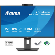 iiyama ProLite XB2797QSNPH-B1 27IN IPS LCD 4MS 2560X1440 350CD/M2 HDMI/DP/USB 2 računalni monitor 68,6 cm (27") 2560 x 1440 pikseli Quad HD Crno