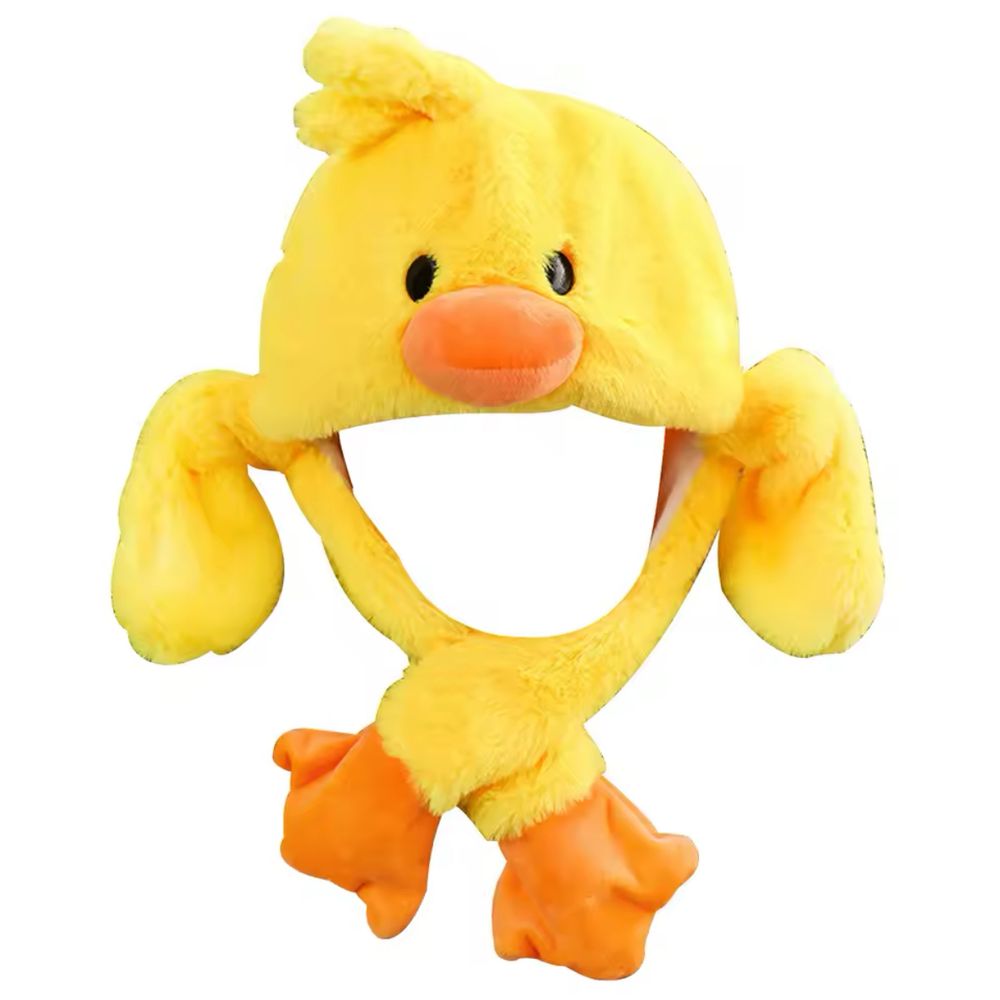 Kapa funny animals piščanček pumpica rumen piščanec