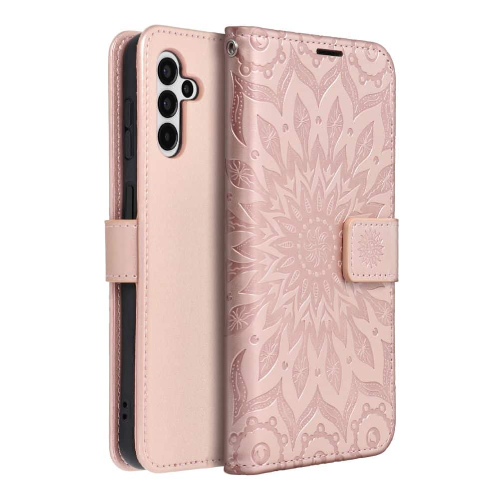 Forcell MEZZO preklopna torbica za SAMSUNG GALAXY A13 5G / A04S mandala rose gold